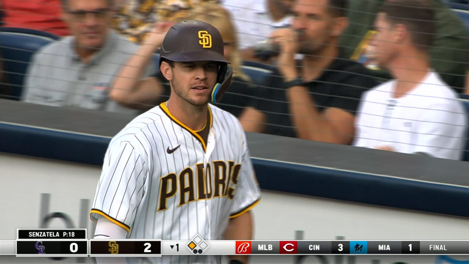 Wil Myers' foul catch in the stands resulted in the cutest