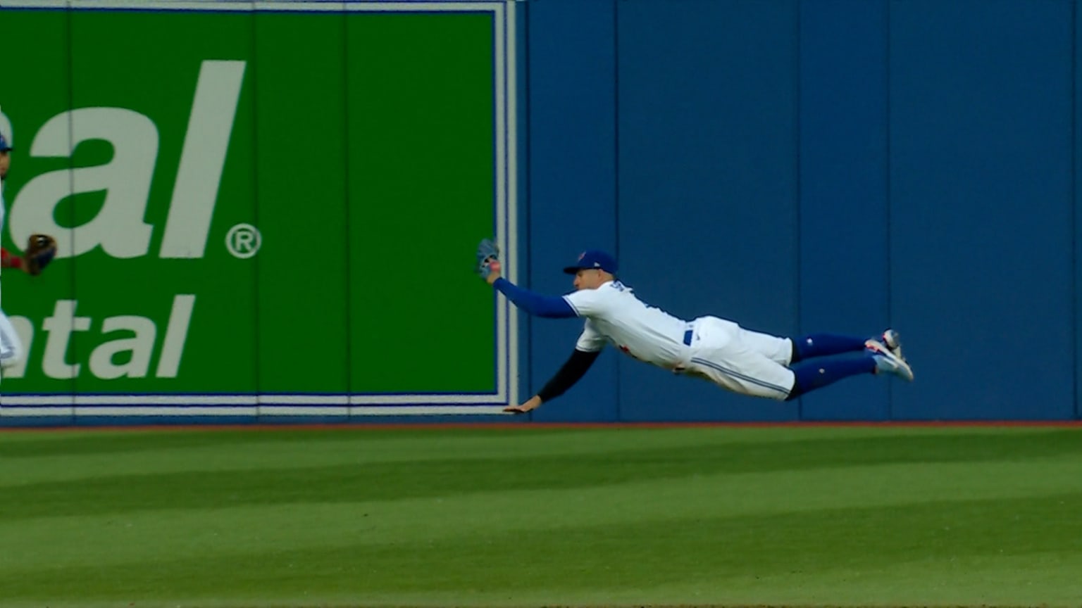 Download George Springer Baseball Player Diving On The Ground