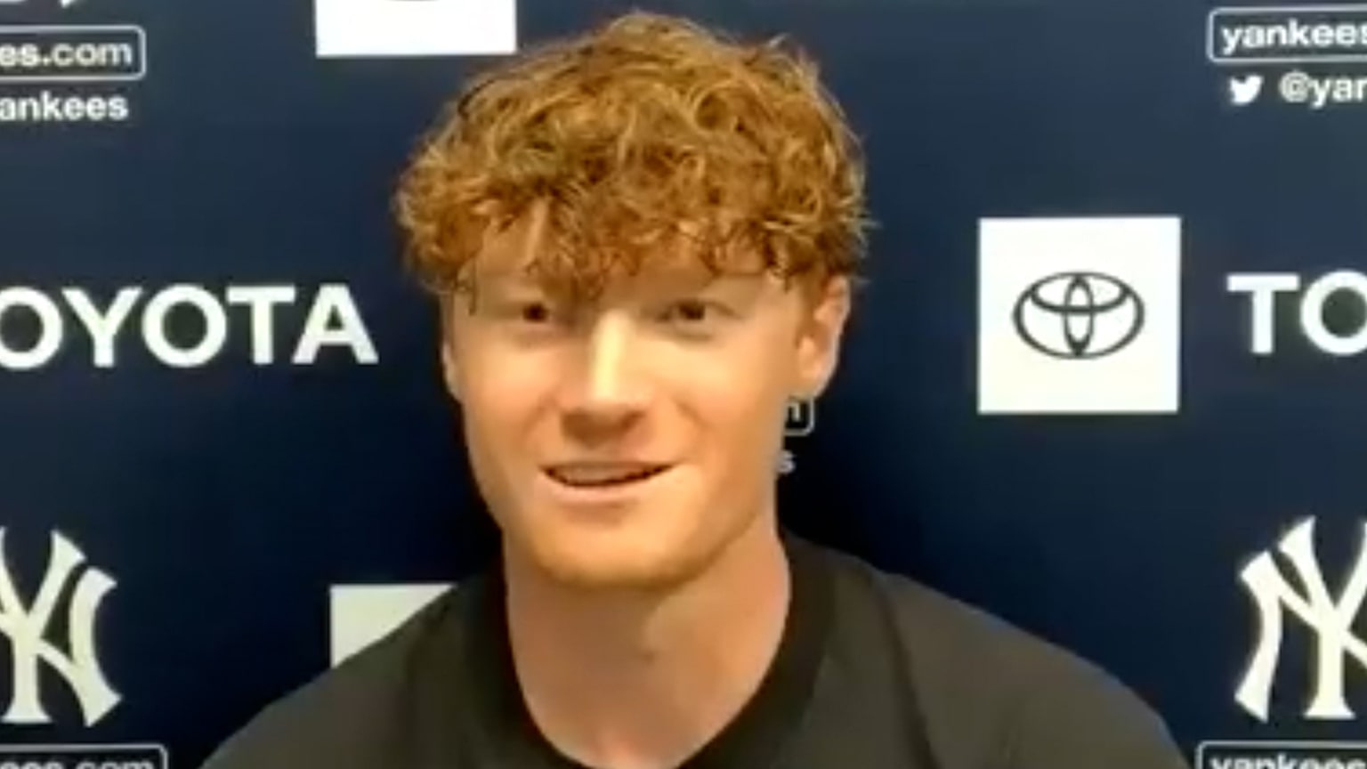 Clint Frazier talks about getting into a rhythm 03/17/2021 Kansas