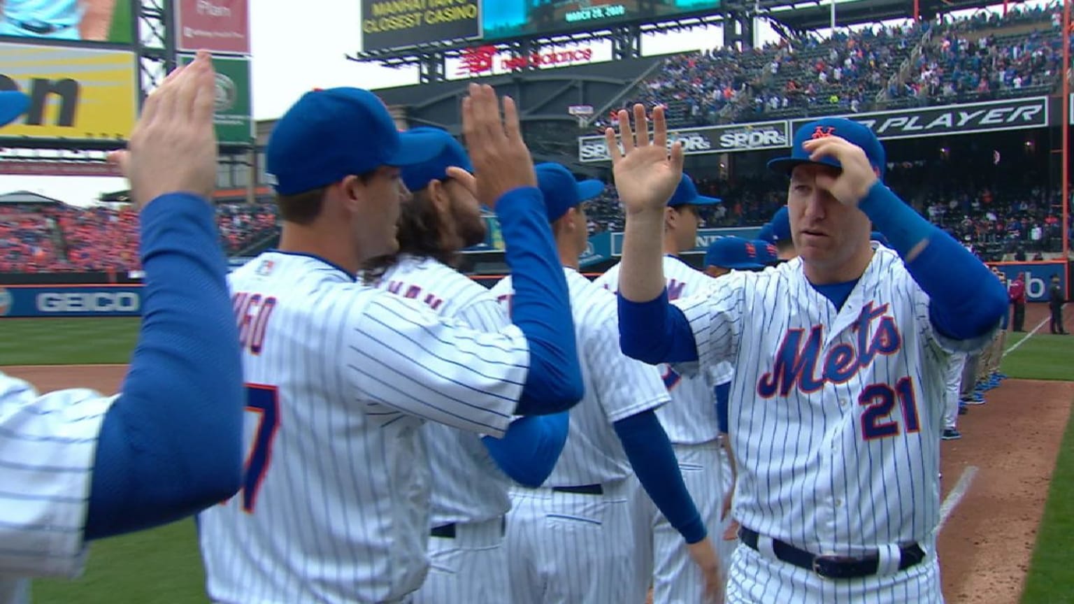 Mets' Opening Day lineup 03/29/2018 New York Mets