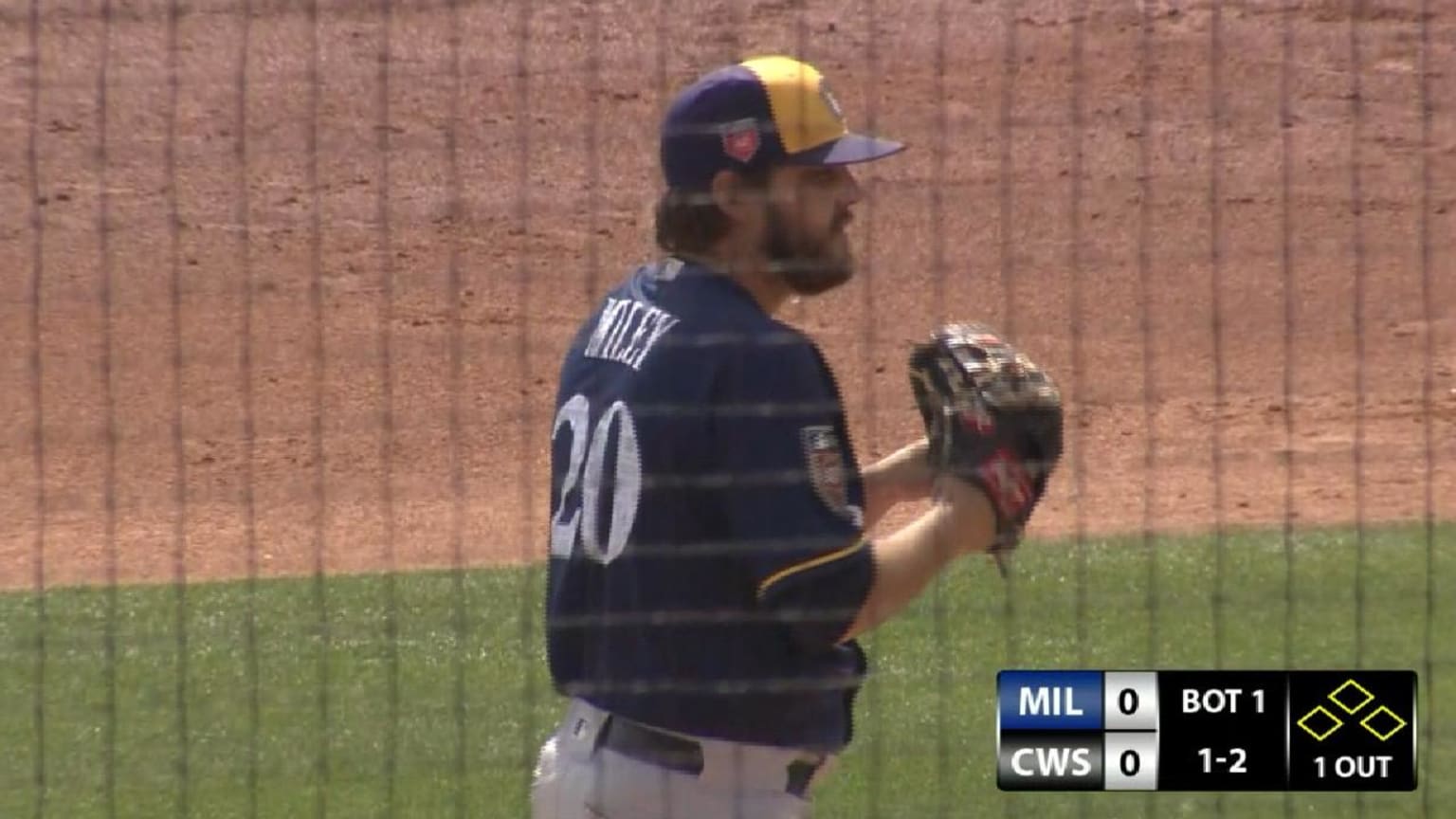 Miley on his improved command 03/06/2018 Milwaukee Brewers