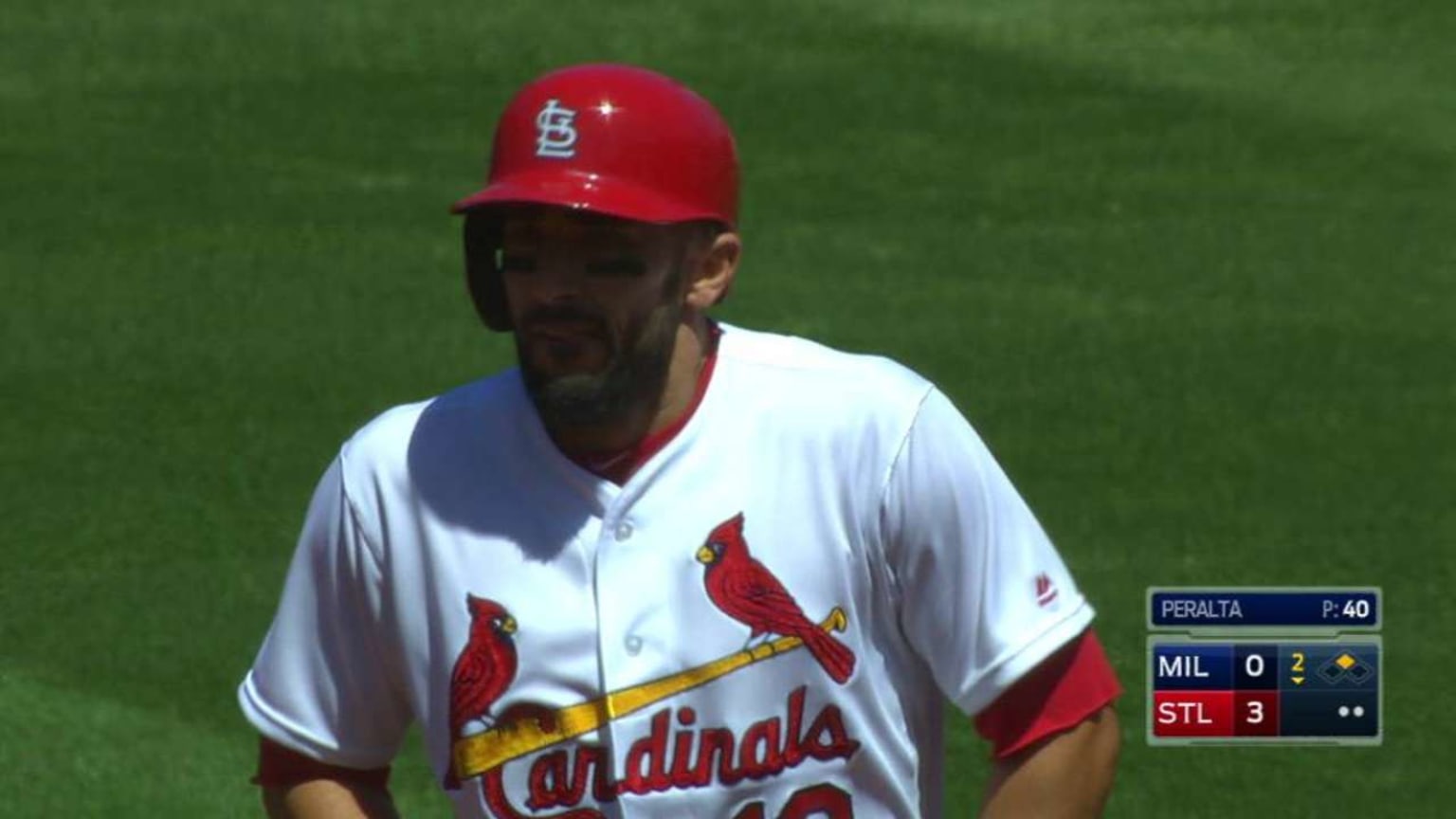 For first time as a visitor in the place he called home, Matt Carpenter  draws thunderous ovation from Busch Stadium crowd