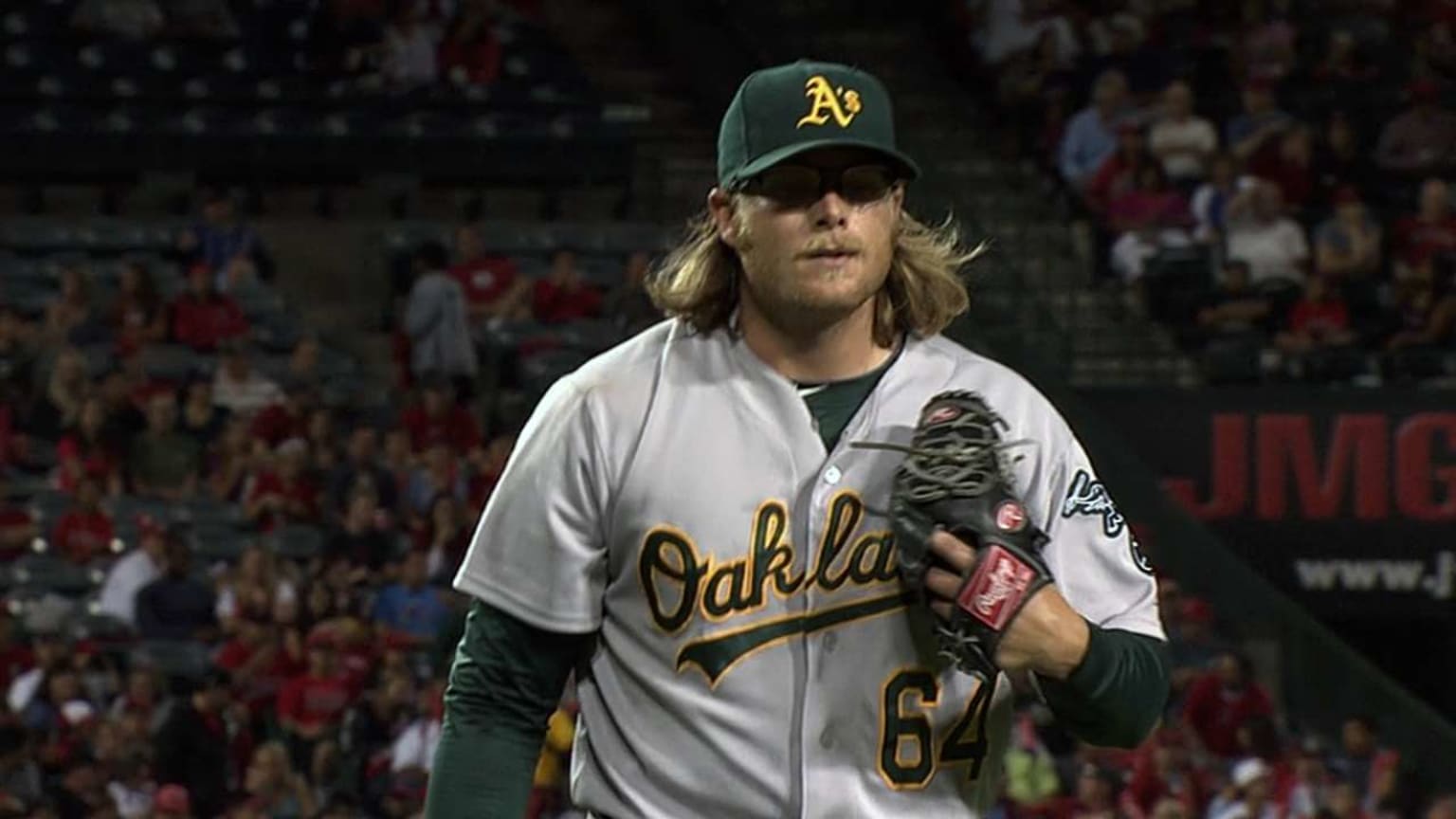 OAK@LAA: Griffin fans seven in just five innings | 09/24/2013 | Athletics
