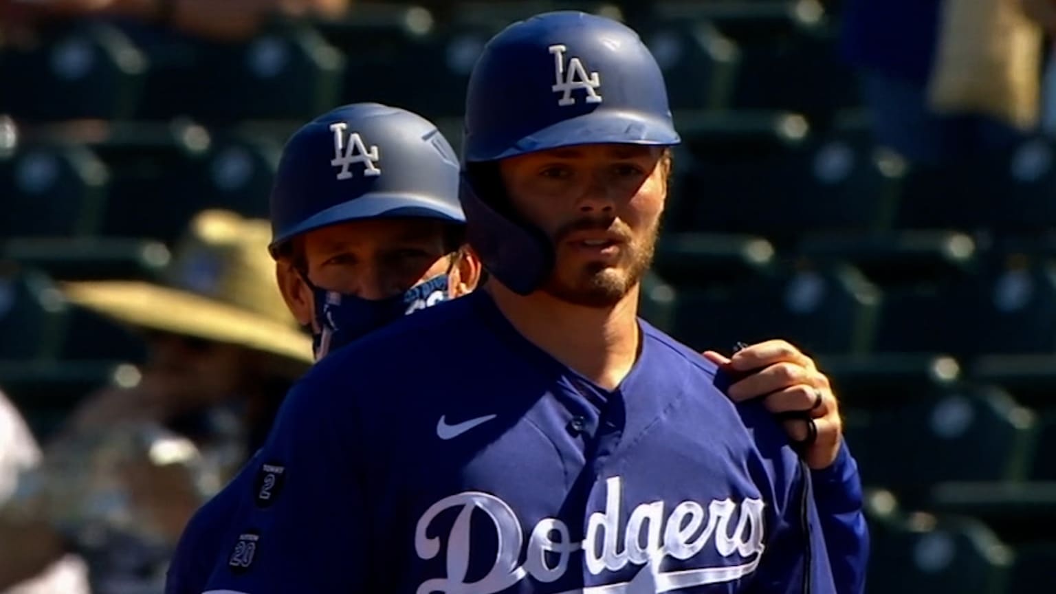 Gavin Lux�s RBI single 03/05/2021 Los Angeles Dodgers