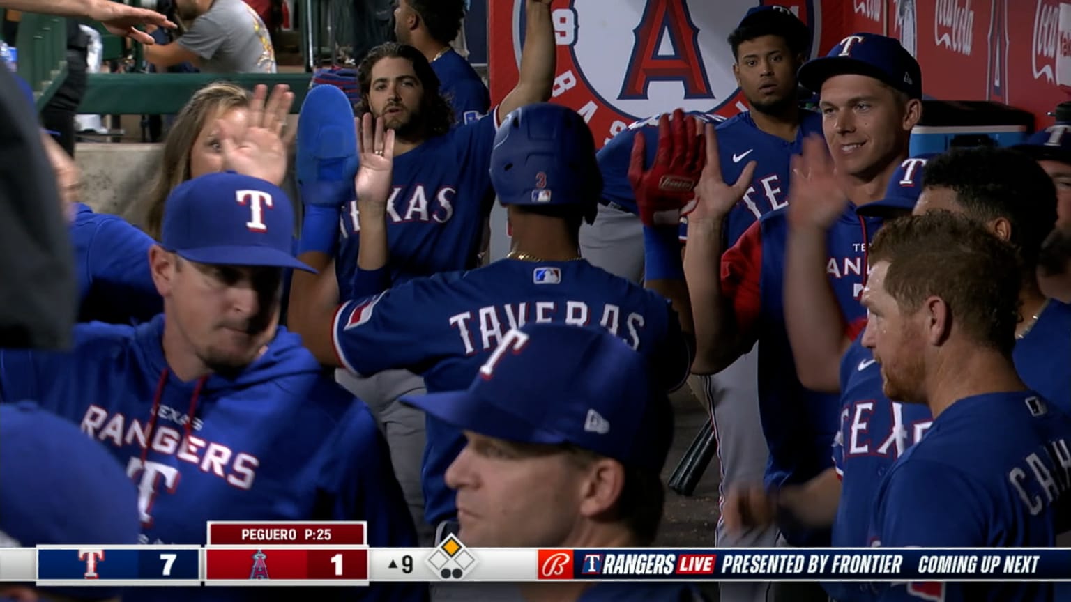 Rangers score five runs in the top of the 9th | 07/29/2022 | Texas Rangers