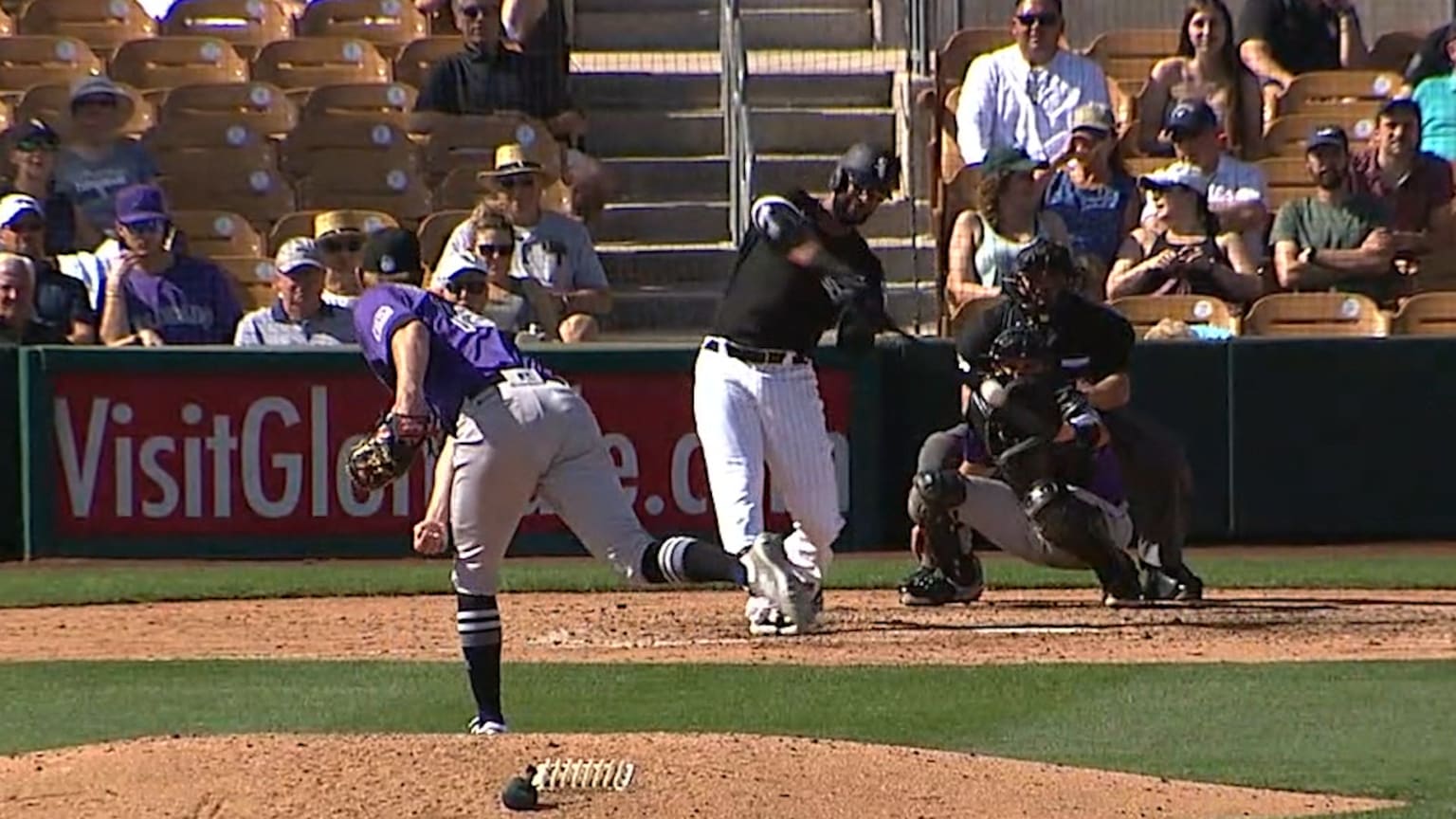 Nomar Mazara ties game with 2run home run 03/05/2020 Chicago White Sox