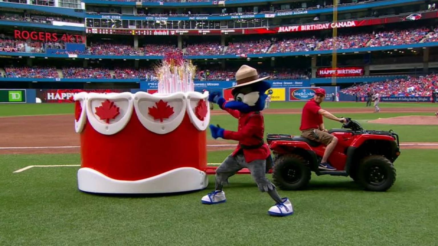 Ace's birthday at Rogers Centre, 07/27/2019