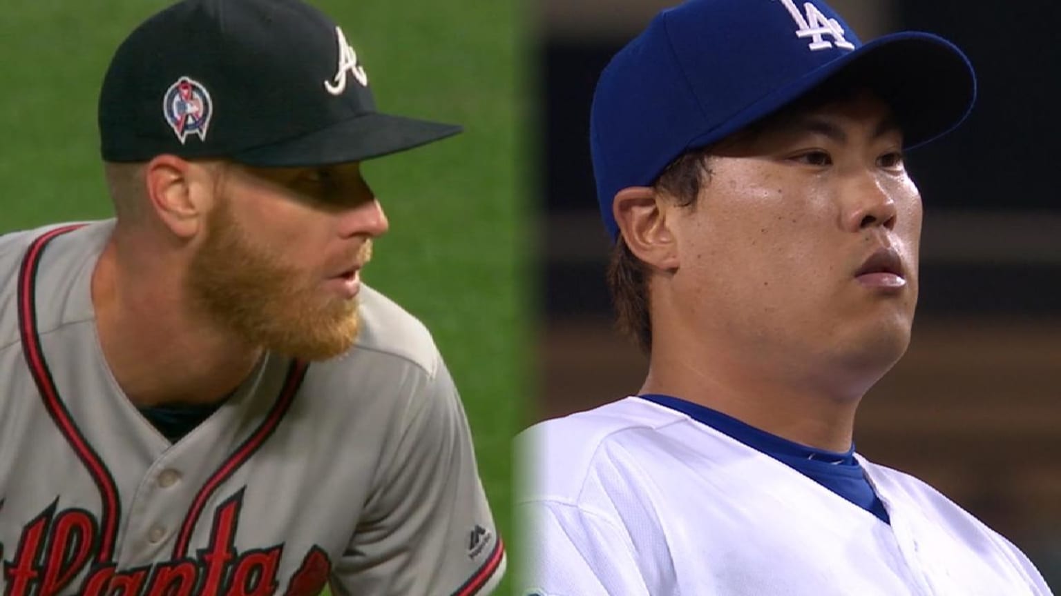 ATL@LAD Gm1: Foltynewicz, Ryu face off in Game 1 | 10/04/2018 | Atlanta ...