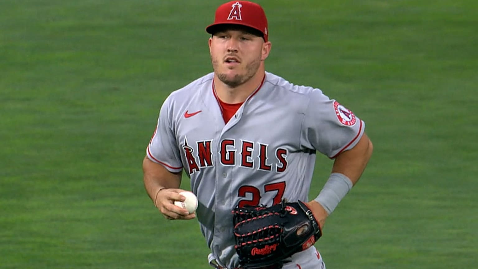 Mike trout outfield glove shop