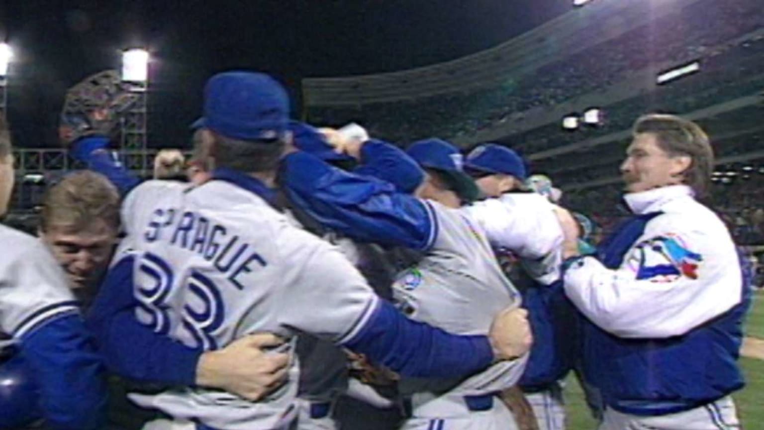 Blue Jays advance to WS 10/12/1993 Toronto Blue Jays
