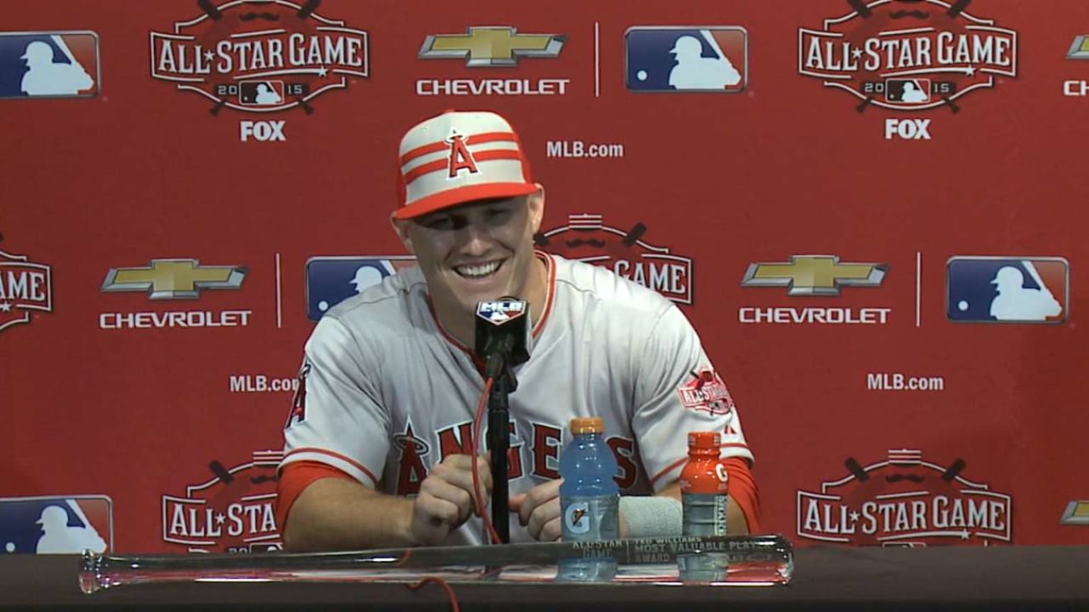 Trout on backtoback MVPs 07/14/2015 Los Angeles Angels