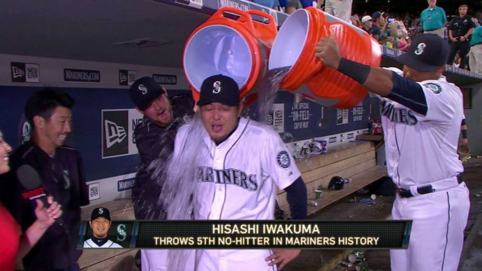 Hisashi Iwakuma throws fifth no-hitter in Mariners history