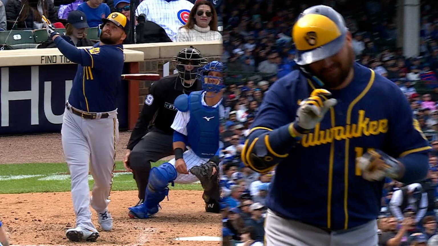 MLB HR Videos on X: Rowdy Tellez - Milwaukee Brewers (1) https