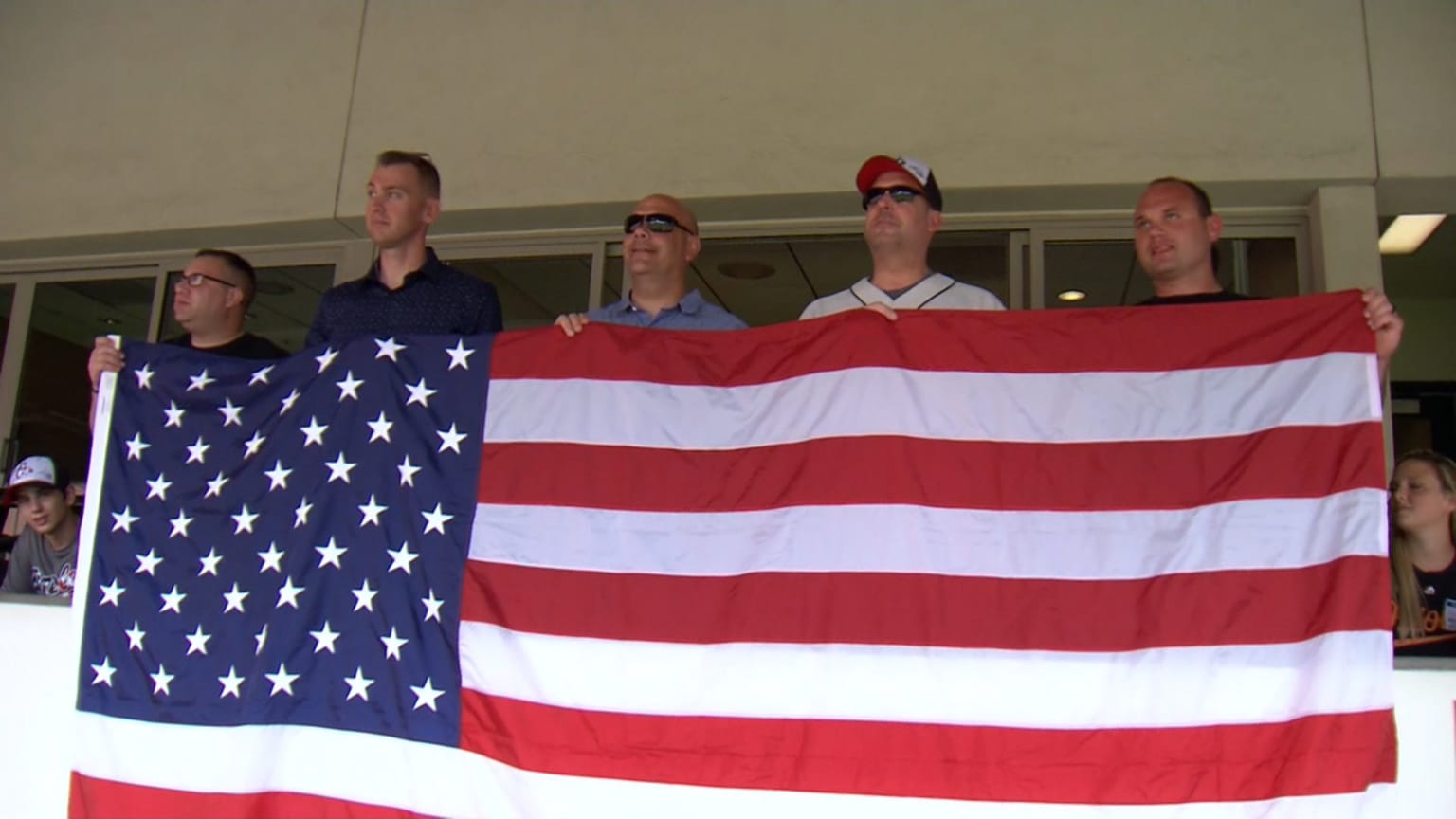 Flags halfstaff at Camden Yards 06/02/2019 Baltimore Orioles