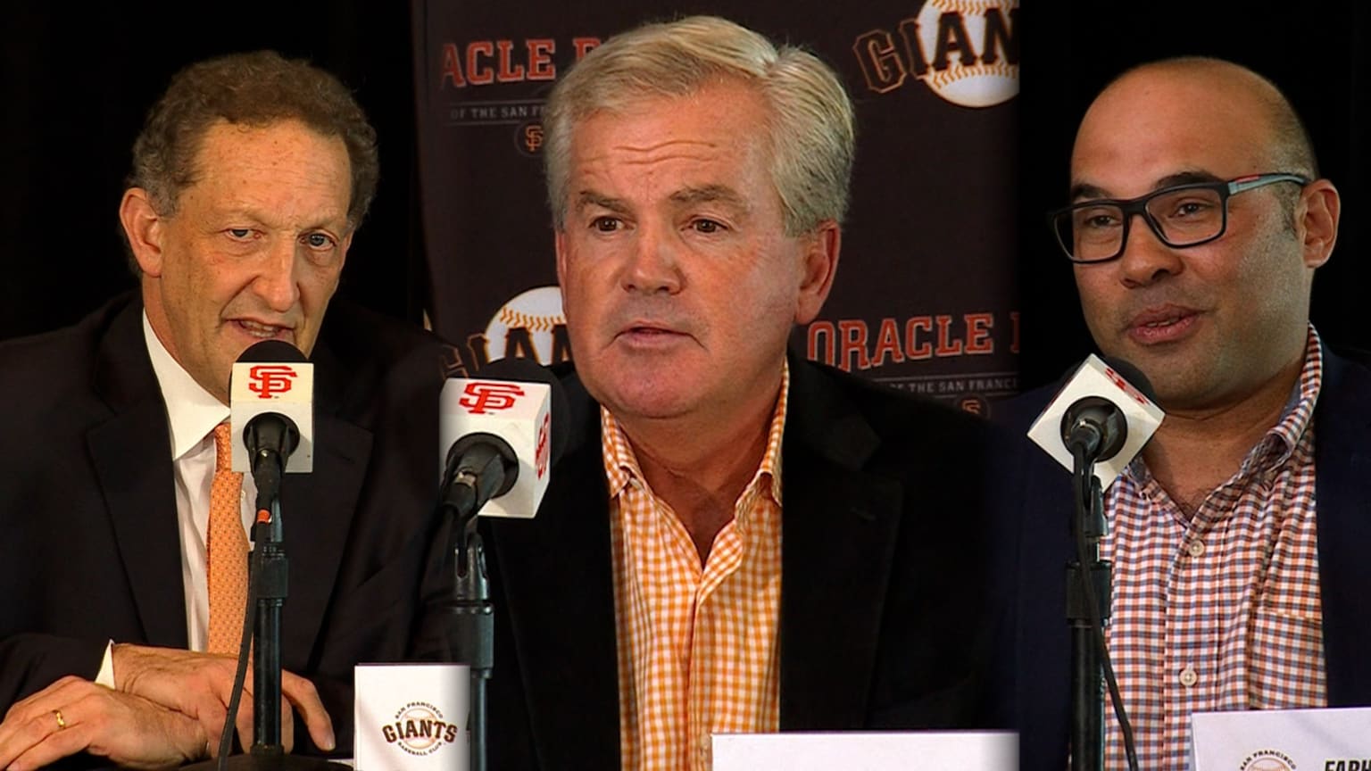 Giants front office discuss Buster Posey retiring 11/05/2021 San