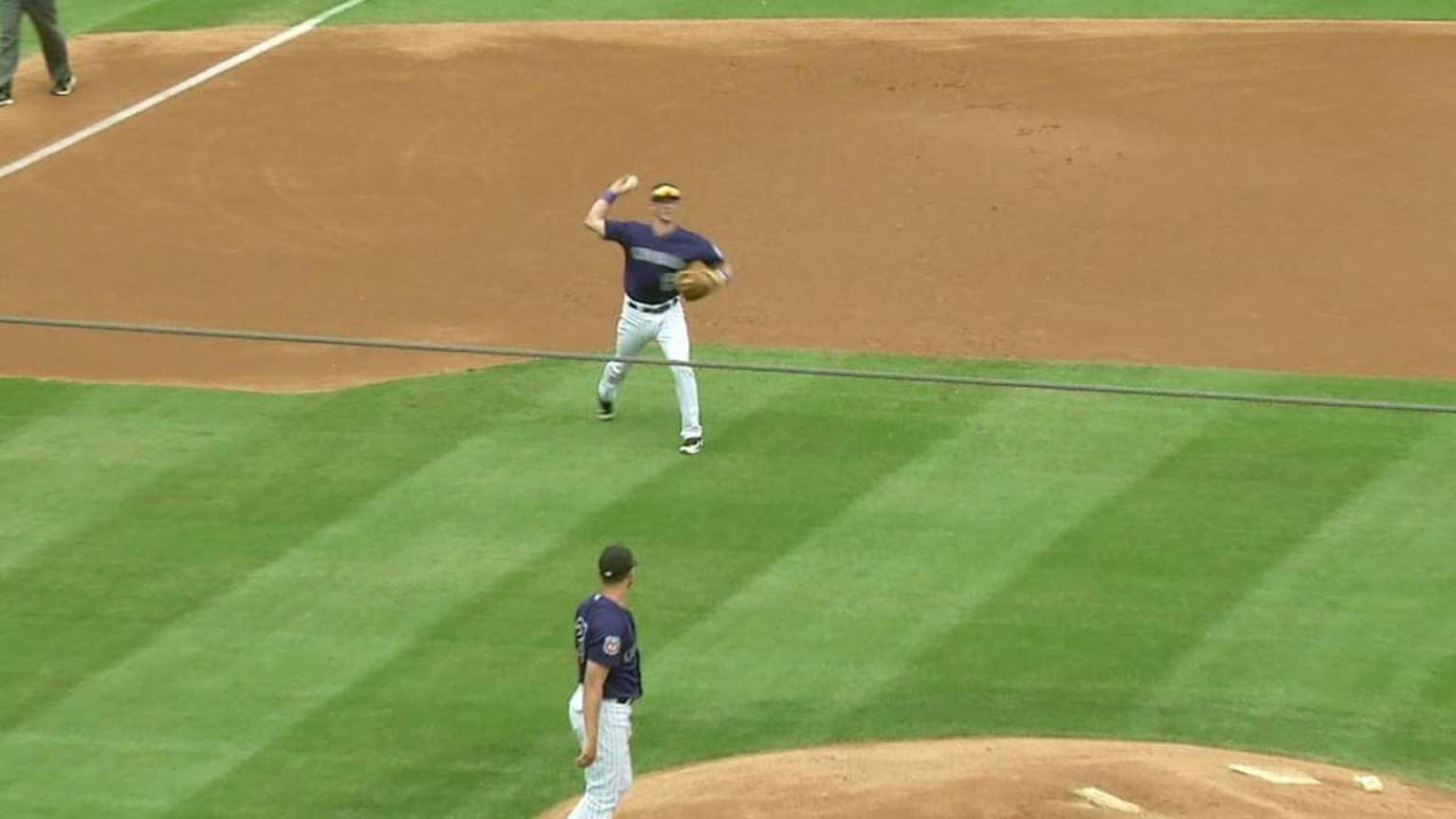 McMahon's diving stop 03/28/2016 Colorado Rockies