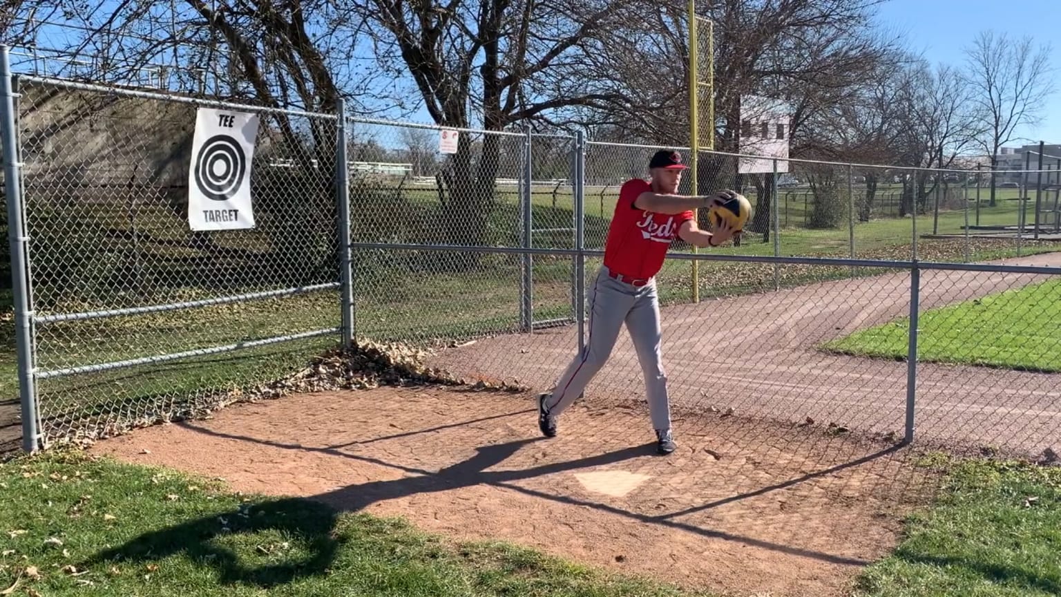 Medicine Ball Scoop Throw 12/15/2020 Cincinnati Reds
