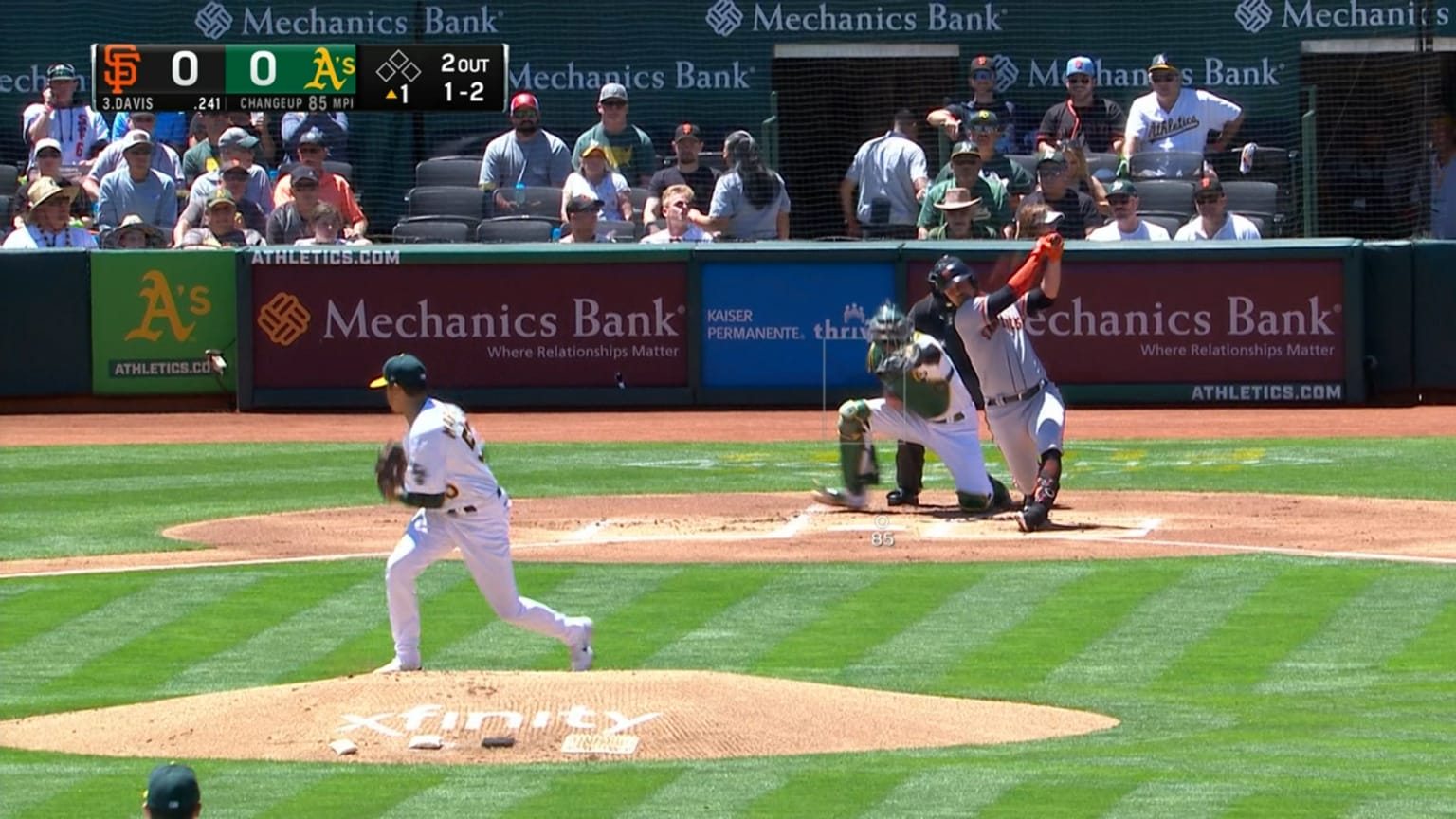 Martínez fans J.D. Davis in 1st