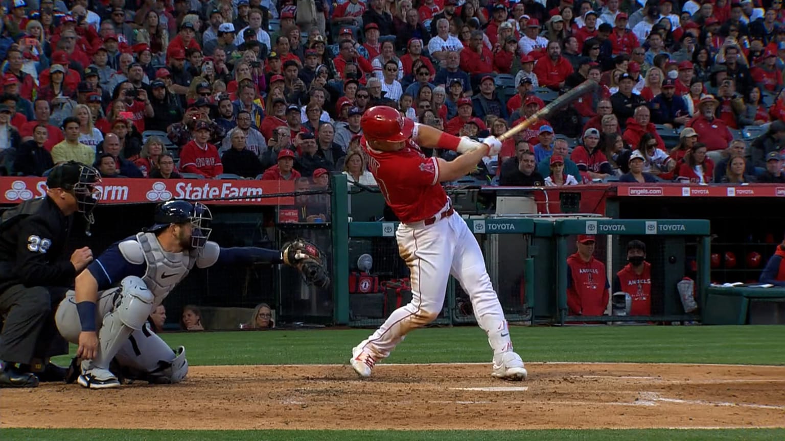 Mike Trout's solo homer, 05/10/2022