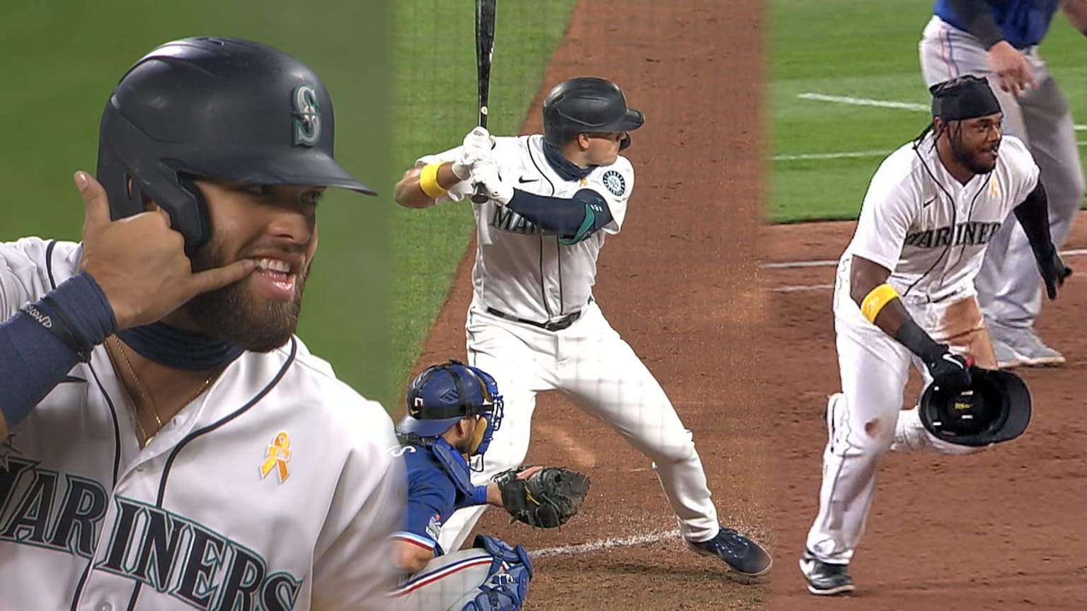 Mariners score three runs in 8th 09/05/2020 Los Angeles Dodgers