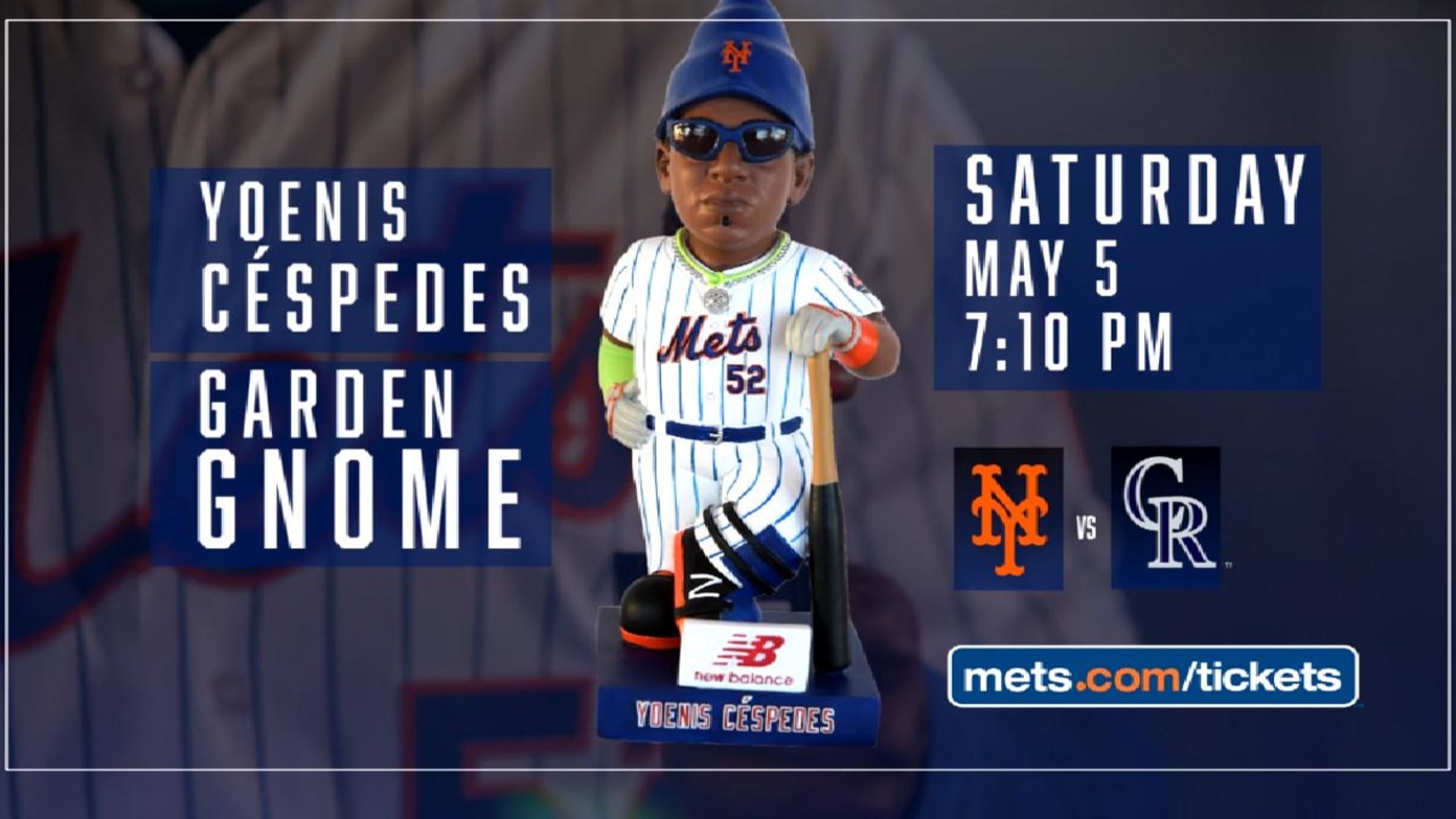 Yoenis Cespedes Garden Gnome New York Mets New Balance