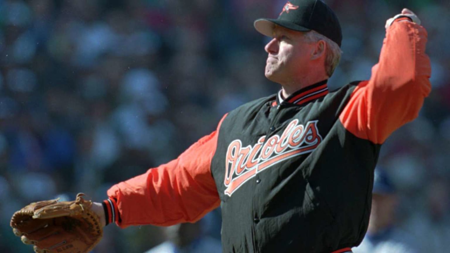 President Clinton's first pitch 04/02/1996