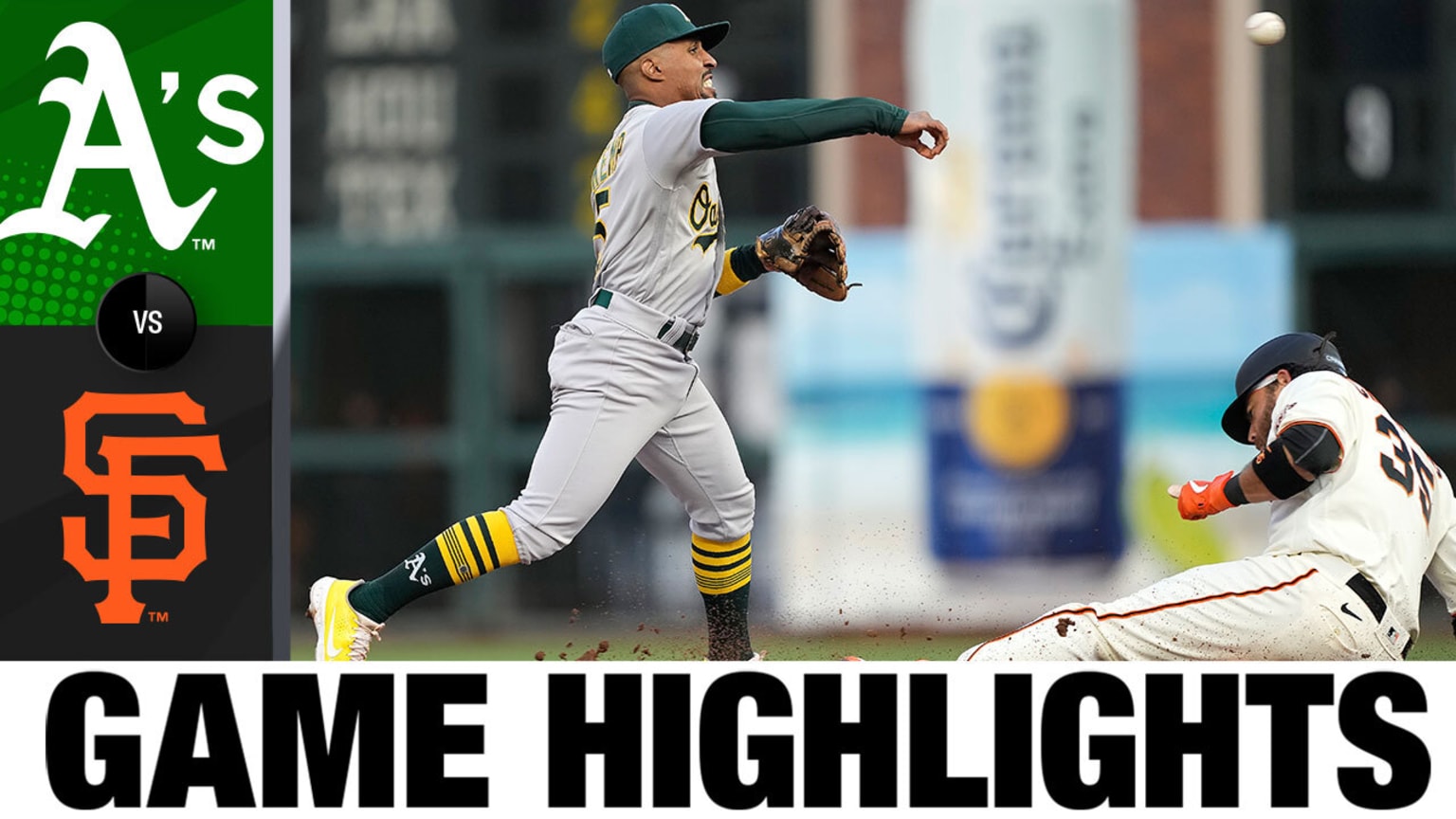 A's vs. Giants Highlights 04/27/2022 San Francisco Giants