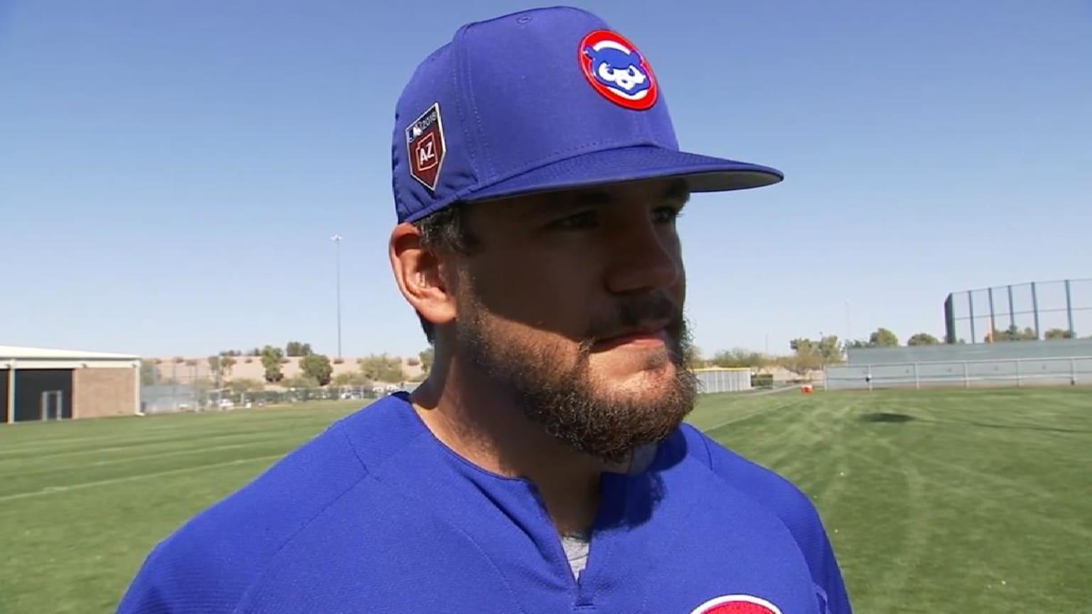 Schwarber wears hilarious 'Fourth of July' beard