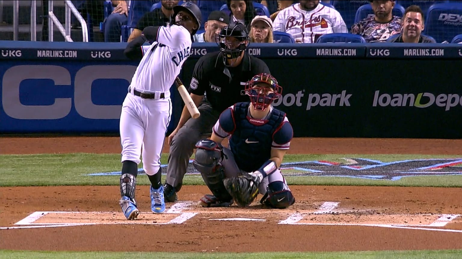Jazz Chisholm Inicia Con HR 16 08 2021 Los Marlins De Miami