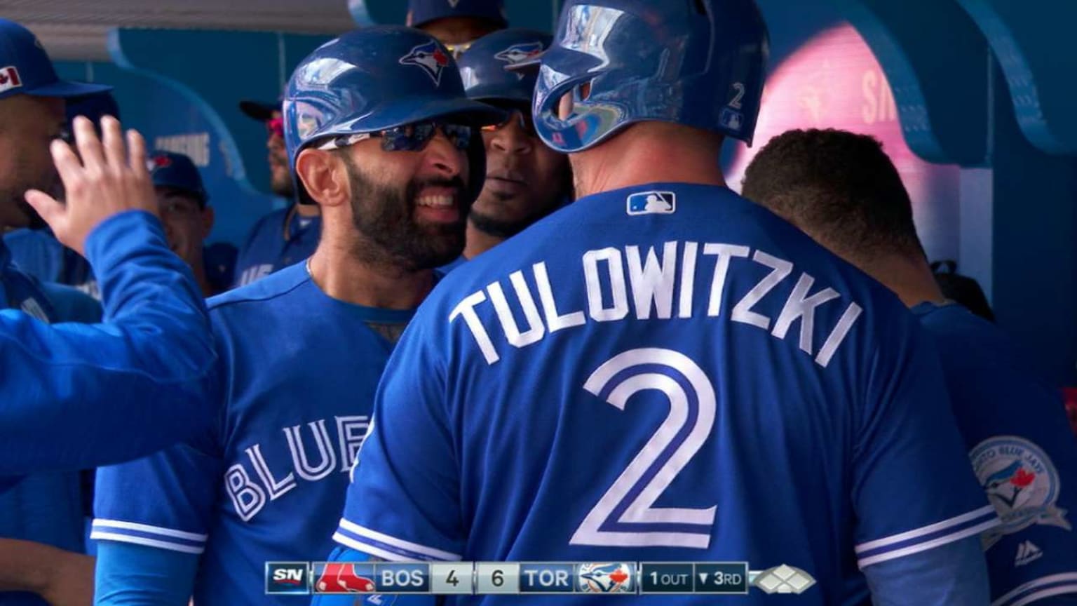 BOS@TOR: Tulo launches a grand slam to left | 09/11/2016 | Toronto Blue ...
