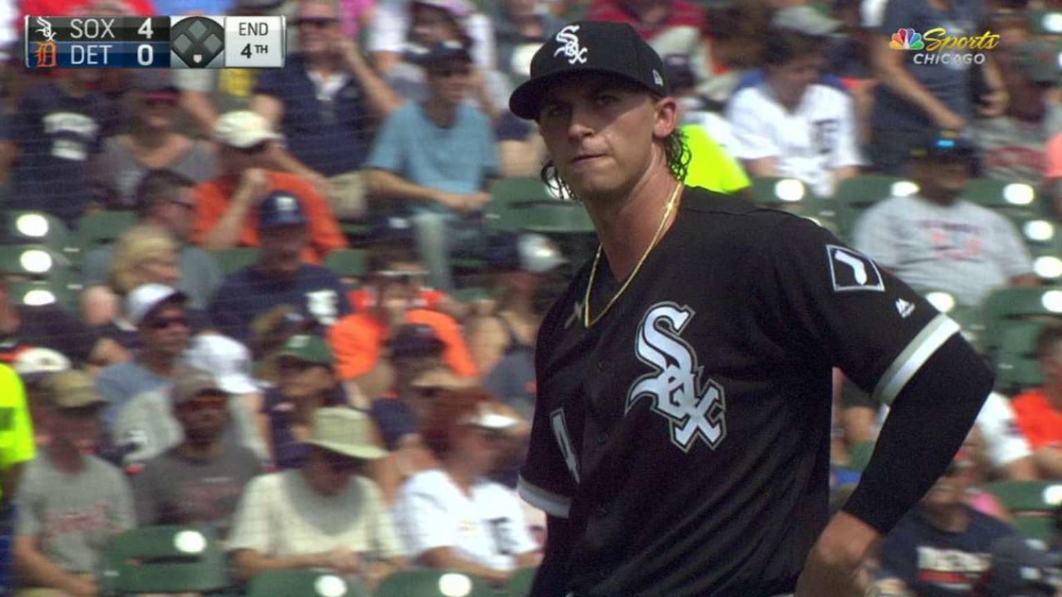 Benches clear after White Sox's Michael Kopech nails Orioles