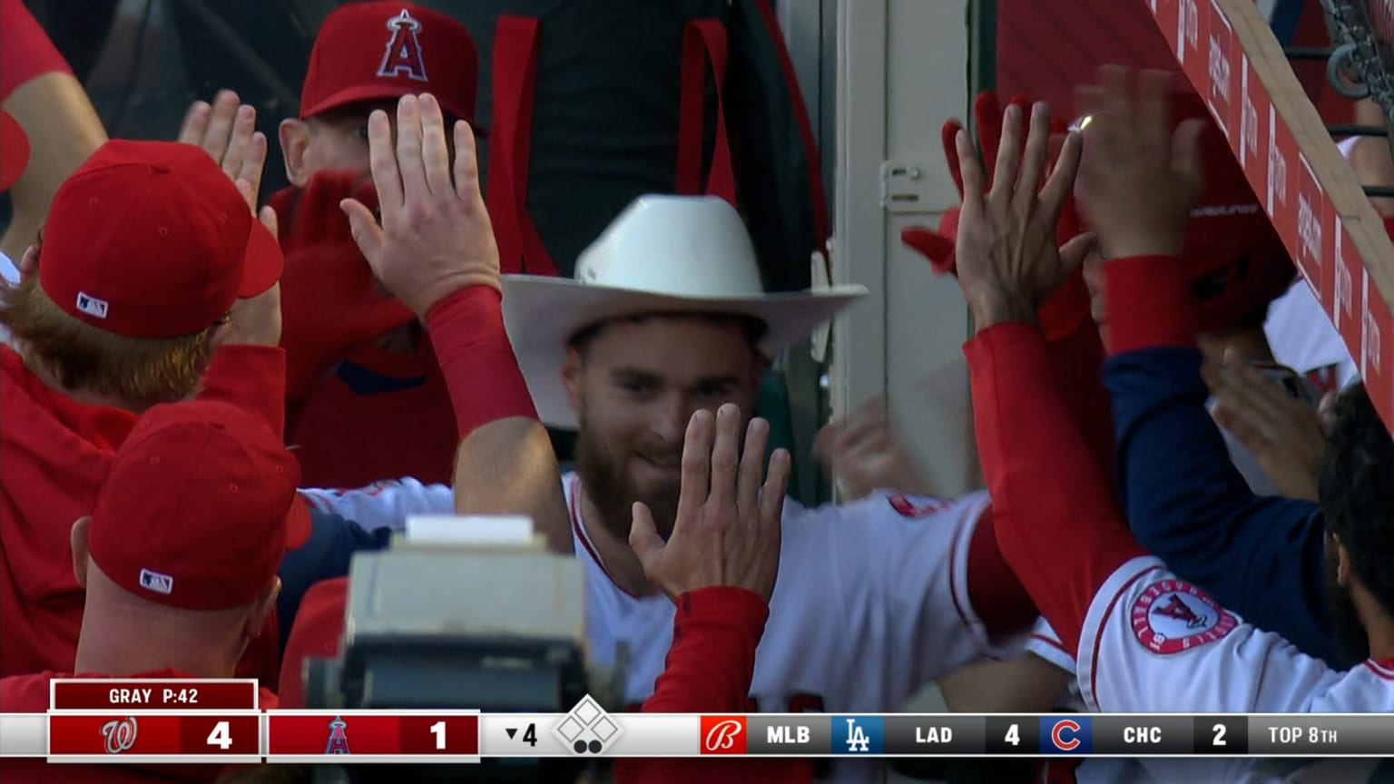 Jared Walsh rakes his 5th jack of the season | 05/07/2022 | Los Angeles ...