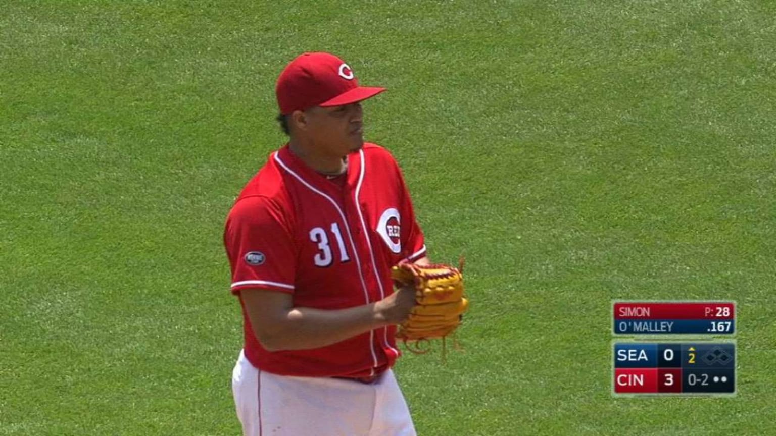 Simon's eephus pitch 05/22/2016 Cincinnati Reds