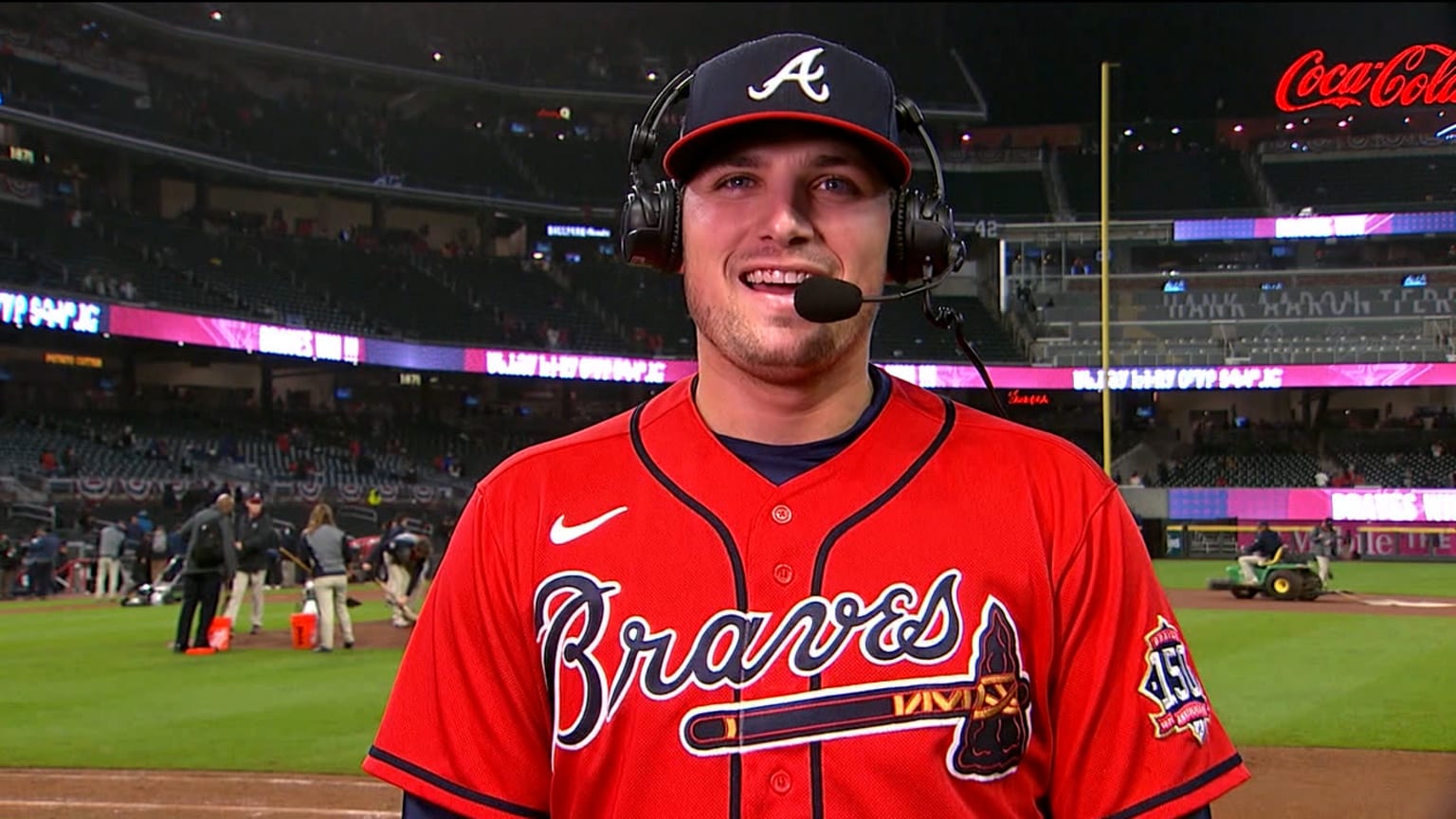 Austin Riley discusses his RBI in Braves' Game 3 win | 10/30/2021 | Los ...