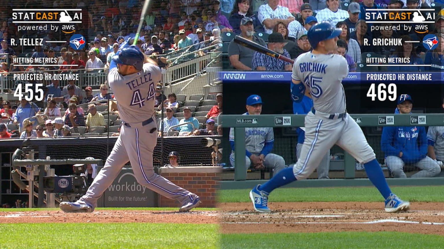 Blue Jays' longest HRs of 2019 11/25/2019 Minnesota Twins