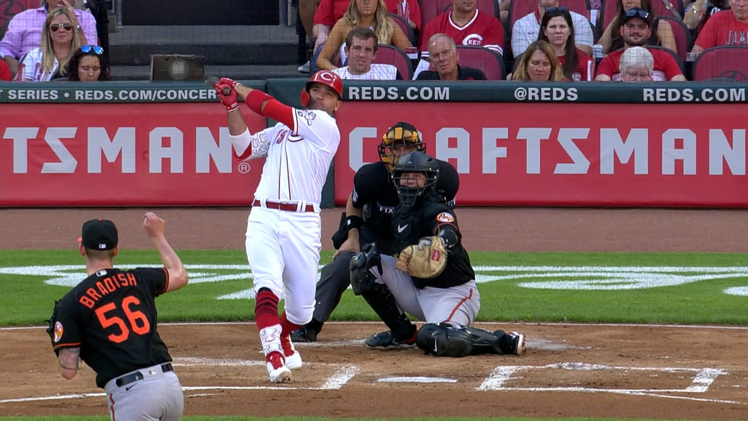 Joey Votto Reacts To Missing Two Fenway Park Home Runs By Inches