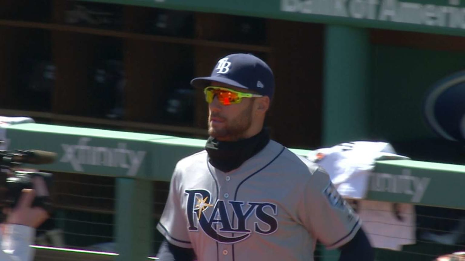 Rays' lineup introduced 04/05/2018 Tampa Bay Rays