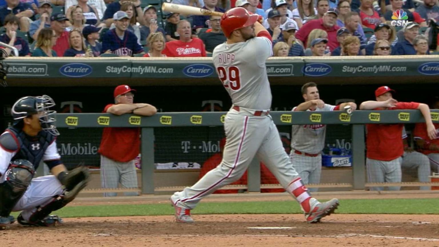 PHI@MIN: Joseph, Rupp blast back-to-back homers | 06/21/2016 ...