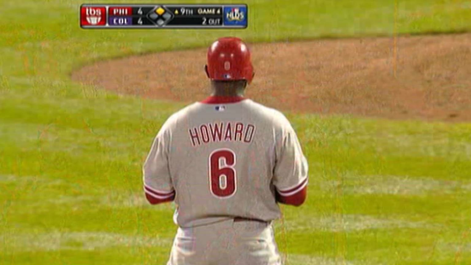 Ryan Howard - 2008 World Series - Game 1, Picture from game…