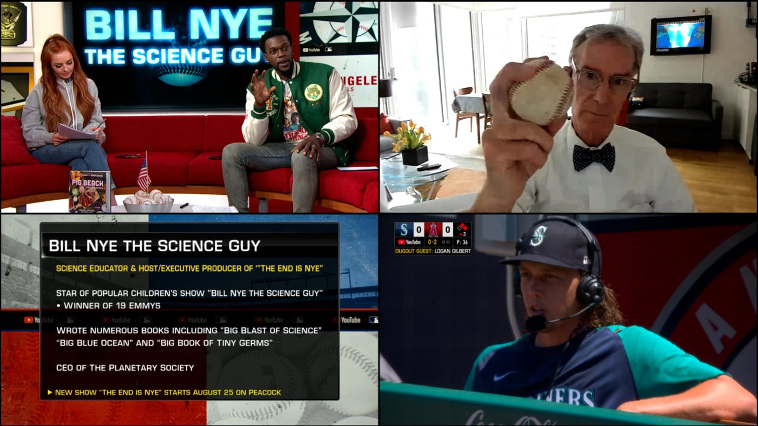 Bill Nye discusses the science behind the knuckleball 08/17/2022