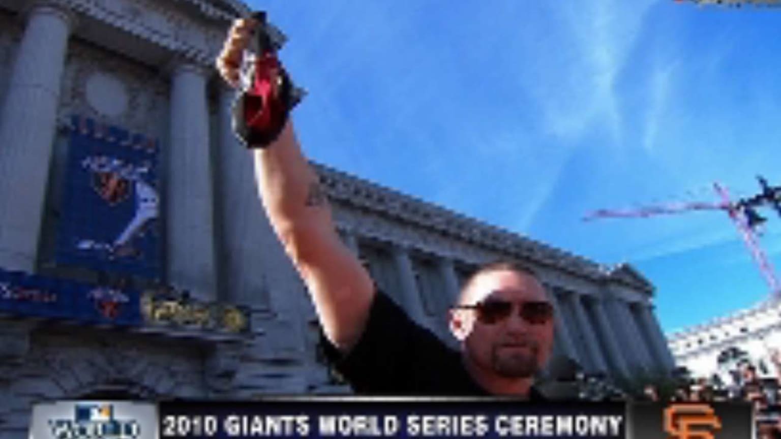 Game-Used Baseball - 2010 World Series - Texas Rangers vs. San Francisco  Giants - Aubrey Huff Reaches on Error by M. Moreland - Top 5th - Game 5 -  11/1/2010