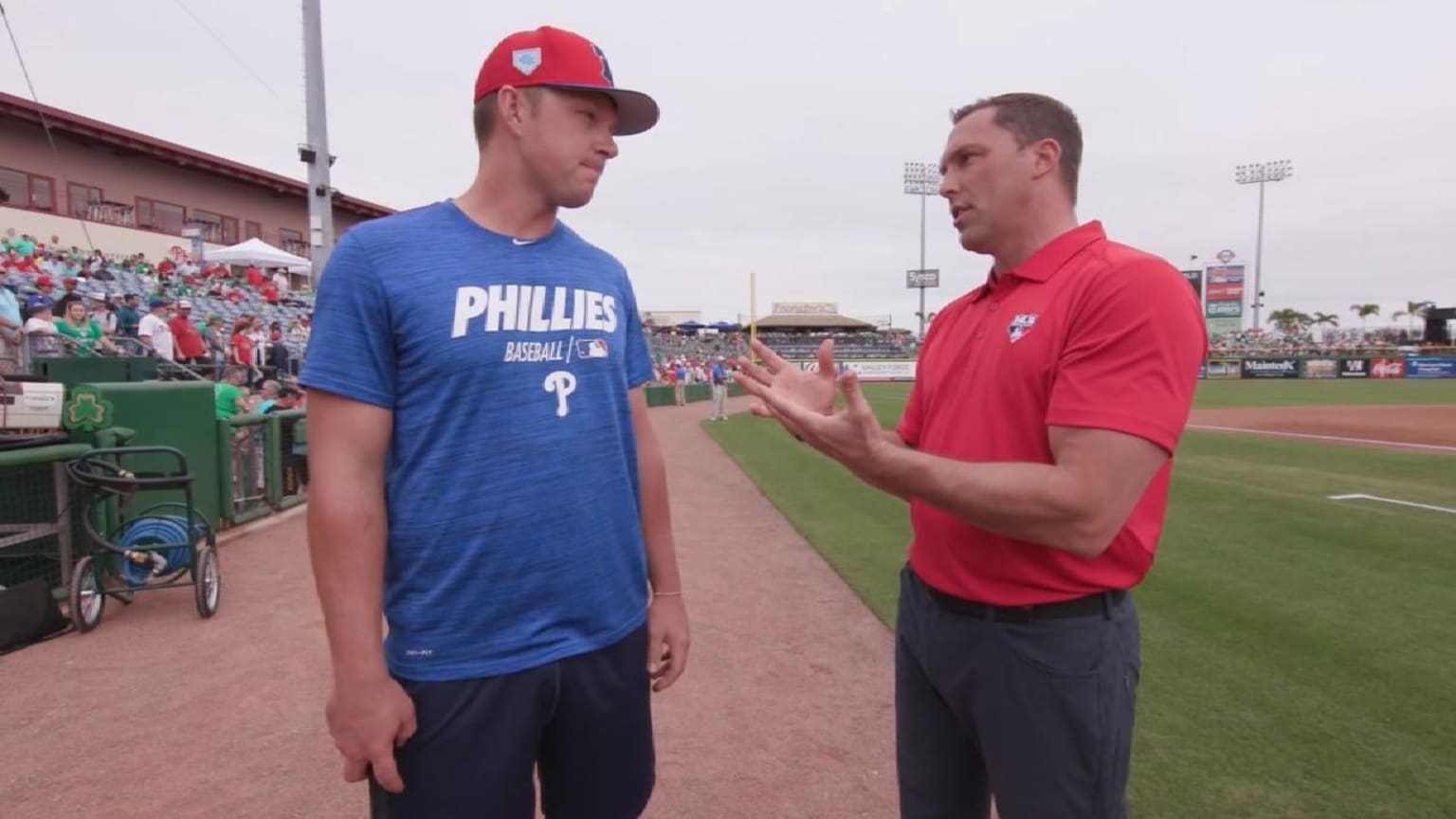 Rhys Hoskins makes another adjustment to stance as his struggles