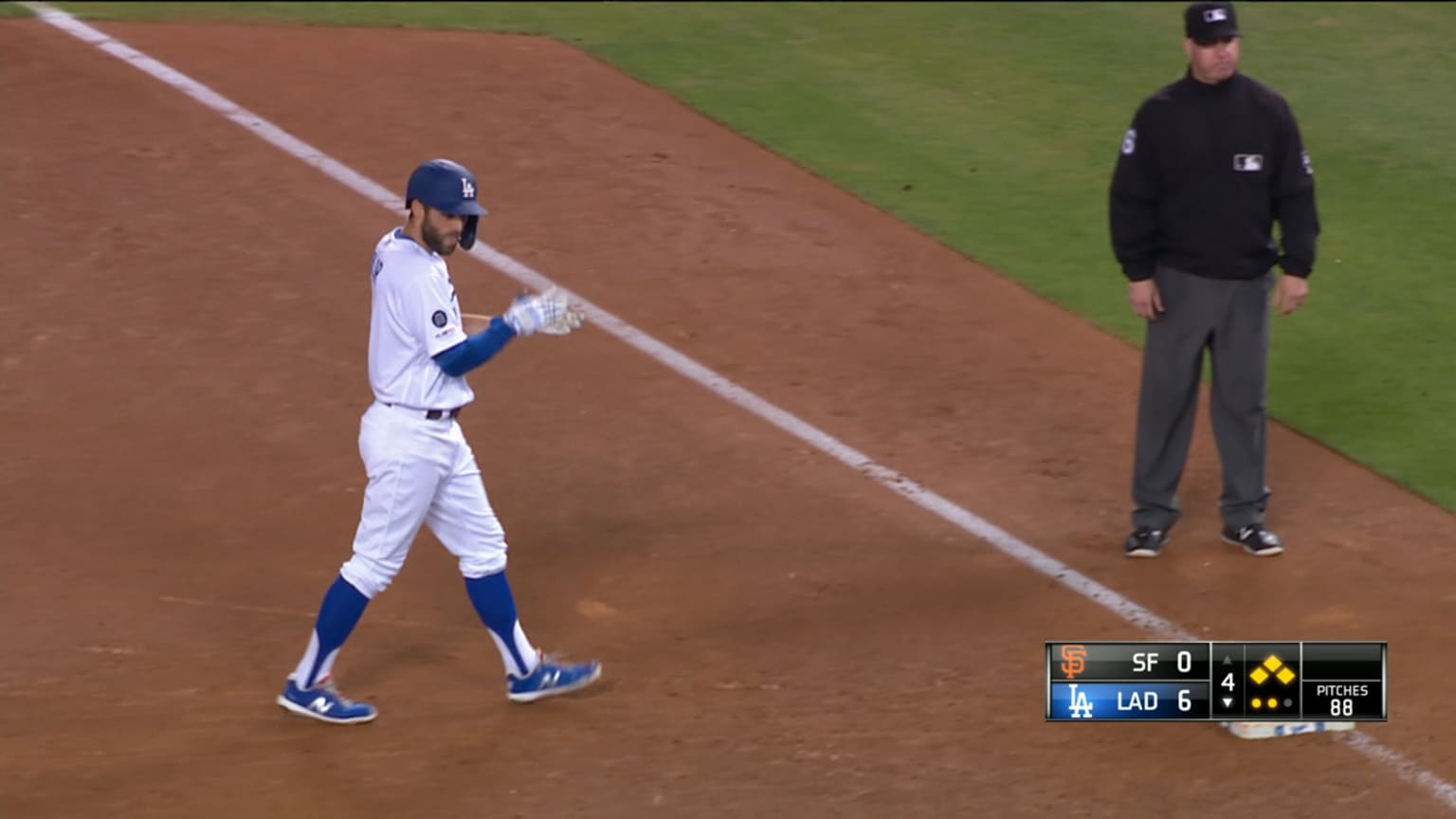 Taylor S Rbi Single 06 21 2019 Los Angeles Dodgers