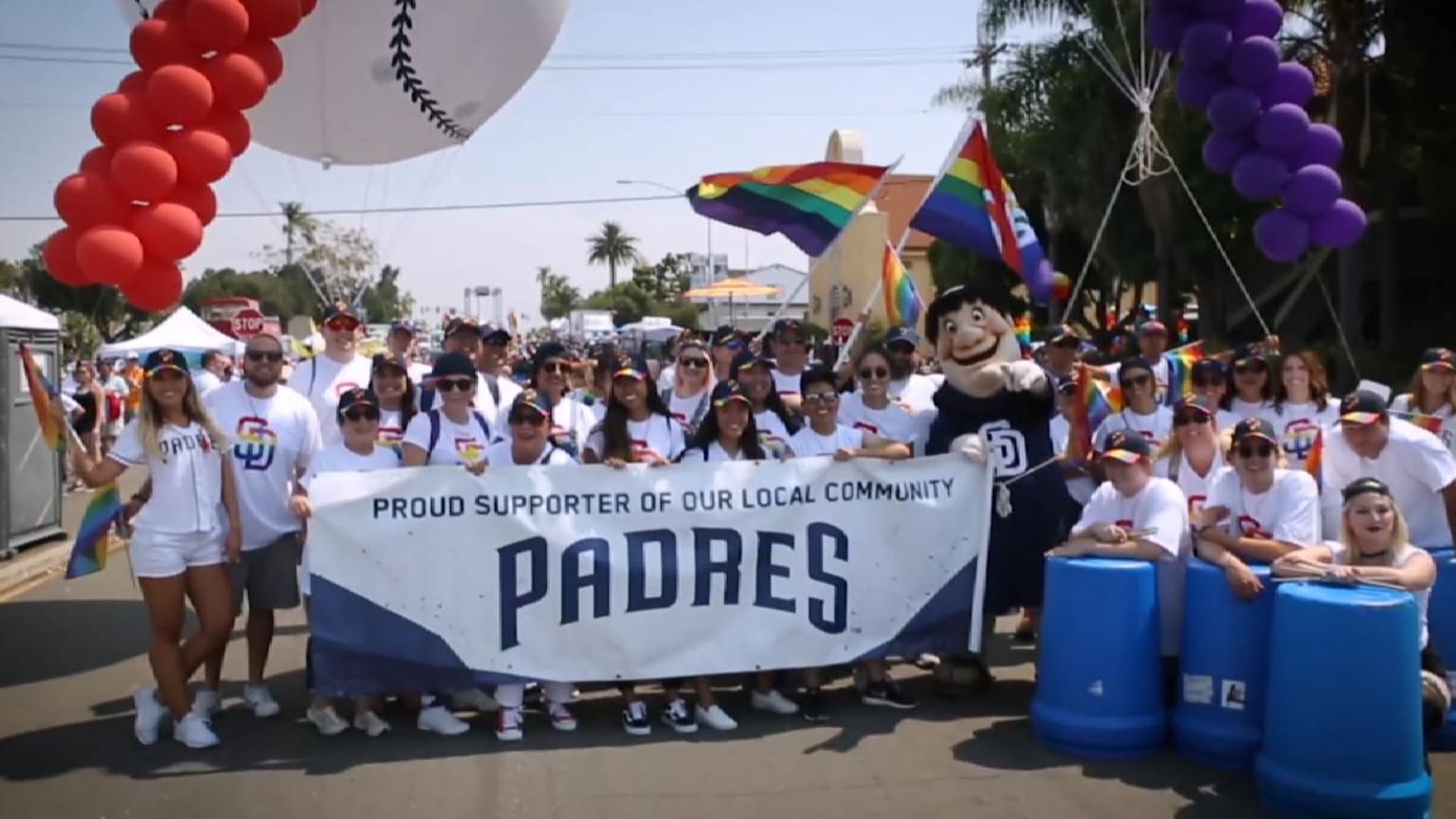 Padres and San Diego Pride 07/15/2017