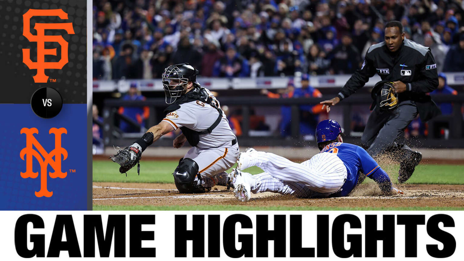 Giants vs Mets Highlights 04/19/2022 New York Mets