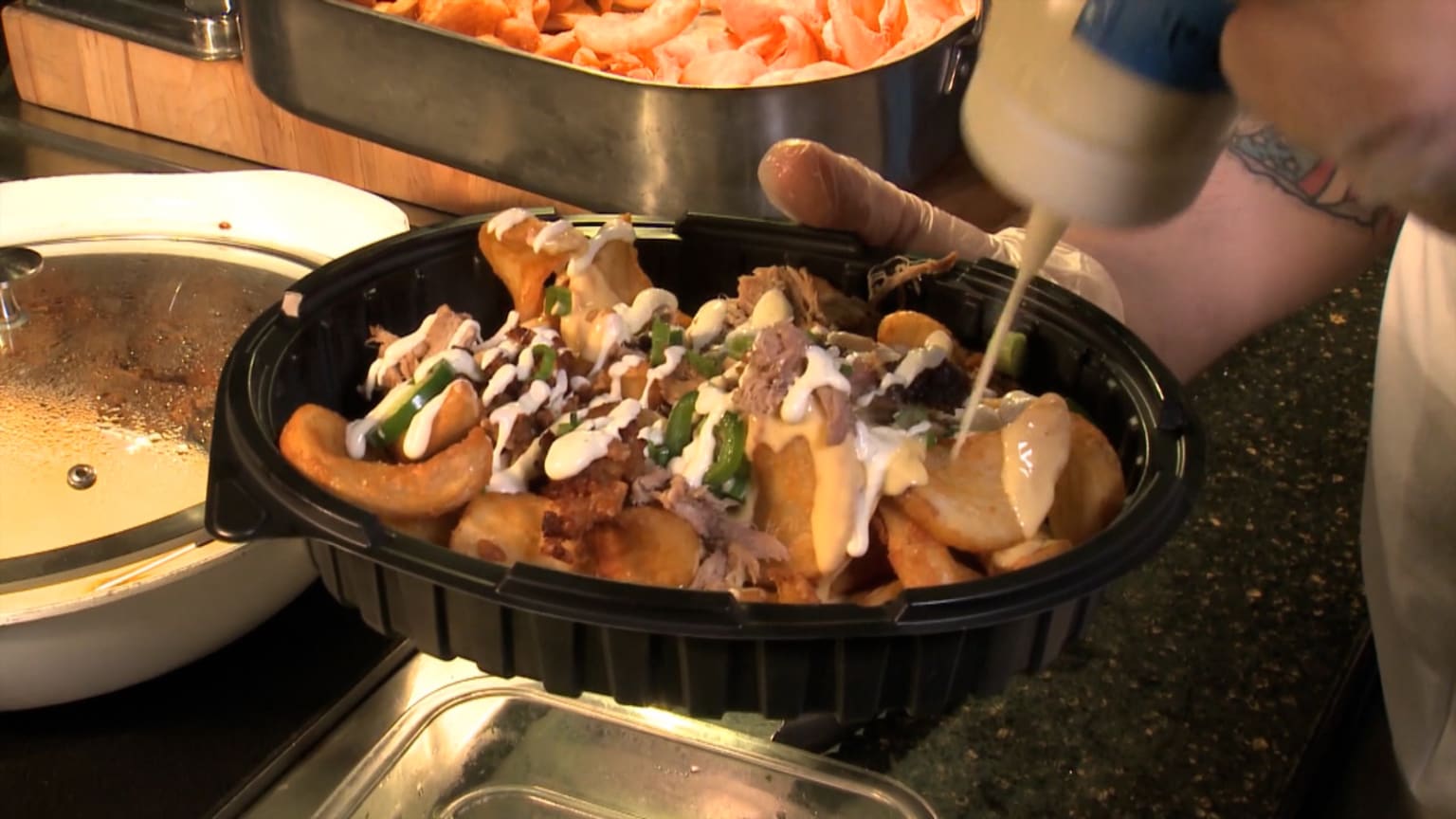Food options at Tropicana Field 04/08/2021 Tampa Bay Rays