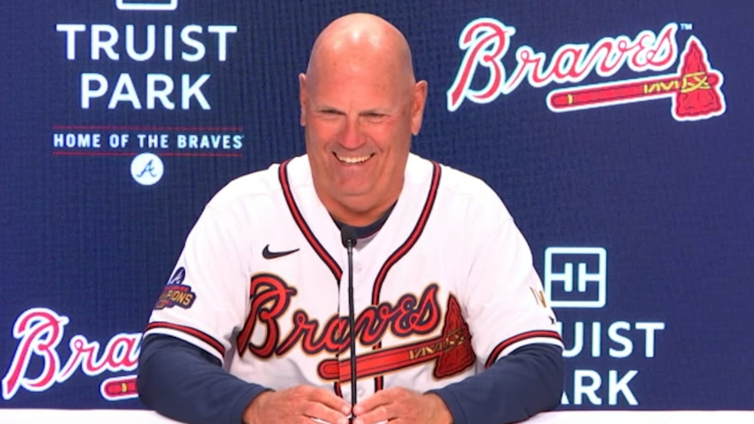 Snitker on Wright and WS ring | 04/09/2022 | Atlanta Braves