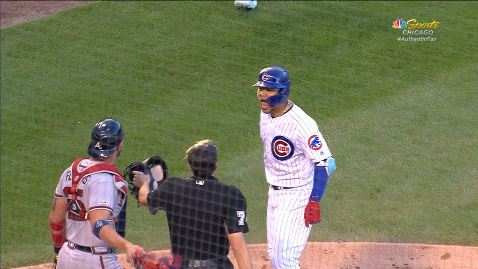 Contreras homers, benches clear 06/24/2019 Chicago Cubs