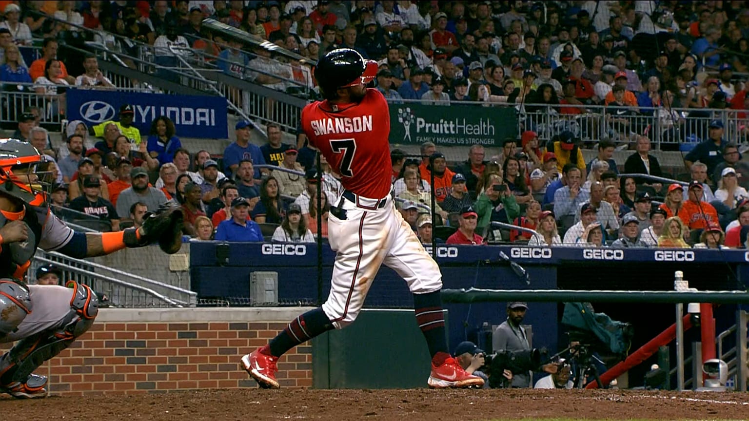 The @braves' new Big Home Run Hat is incredible 🧢 #mlb #braves #baseb