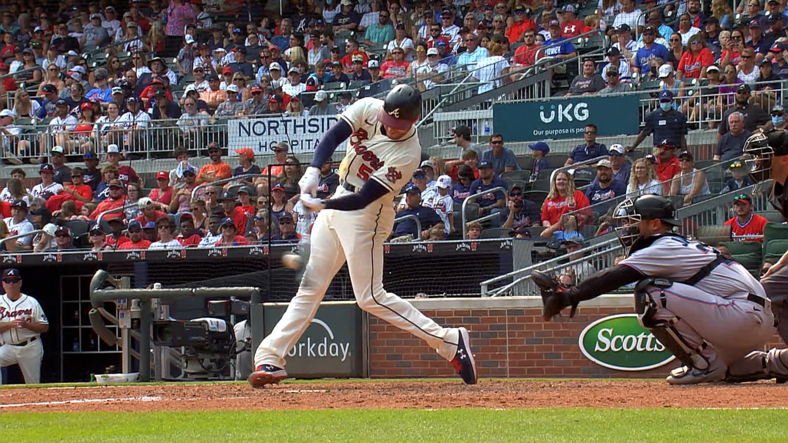 Freddie Freeman�s solo home run 09/12/2021 Atlanta Braves